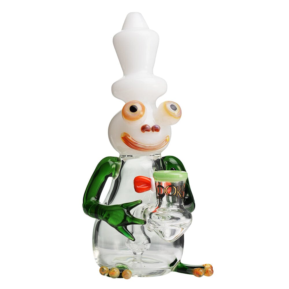 Lookah – 10” Cool Frog Dab Rig (WPC1216) White Jade