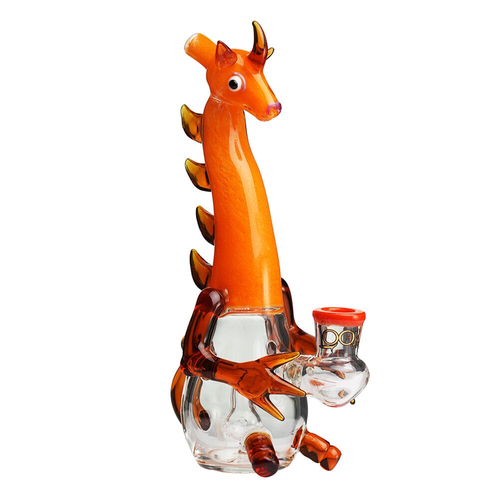 Lookah 10″ Mini Cute Dragon Water Pipe (WPC1215) Orange