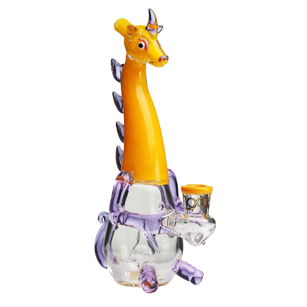 Lookah 10″ Mini Cute Dragon Water Pipe (WPC1215) Yellow