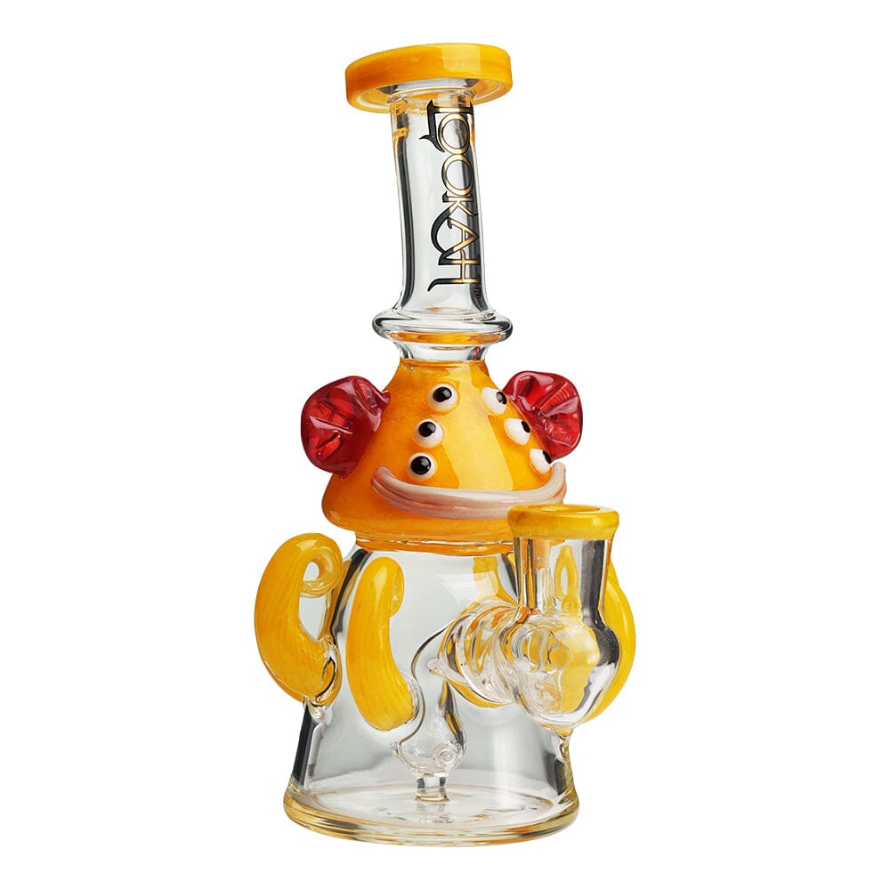 Lookah 10” Mini Cute Six Eyes Clown Octopus Dab Rig (WPC1213)