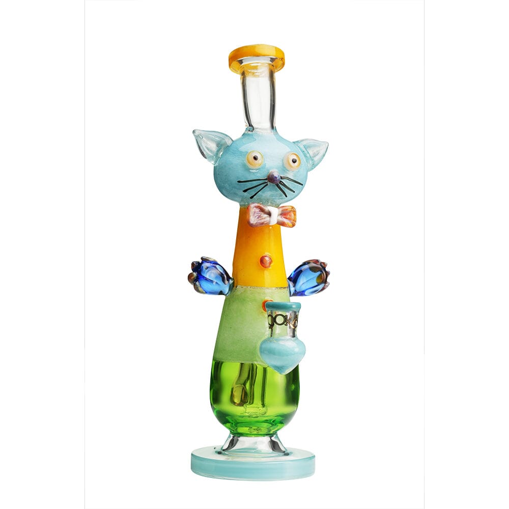 Lookah 12″ Cute Cat Gentleman Bong (WPC1207) Wathet Blue