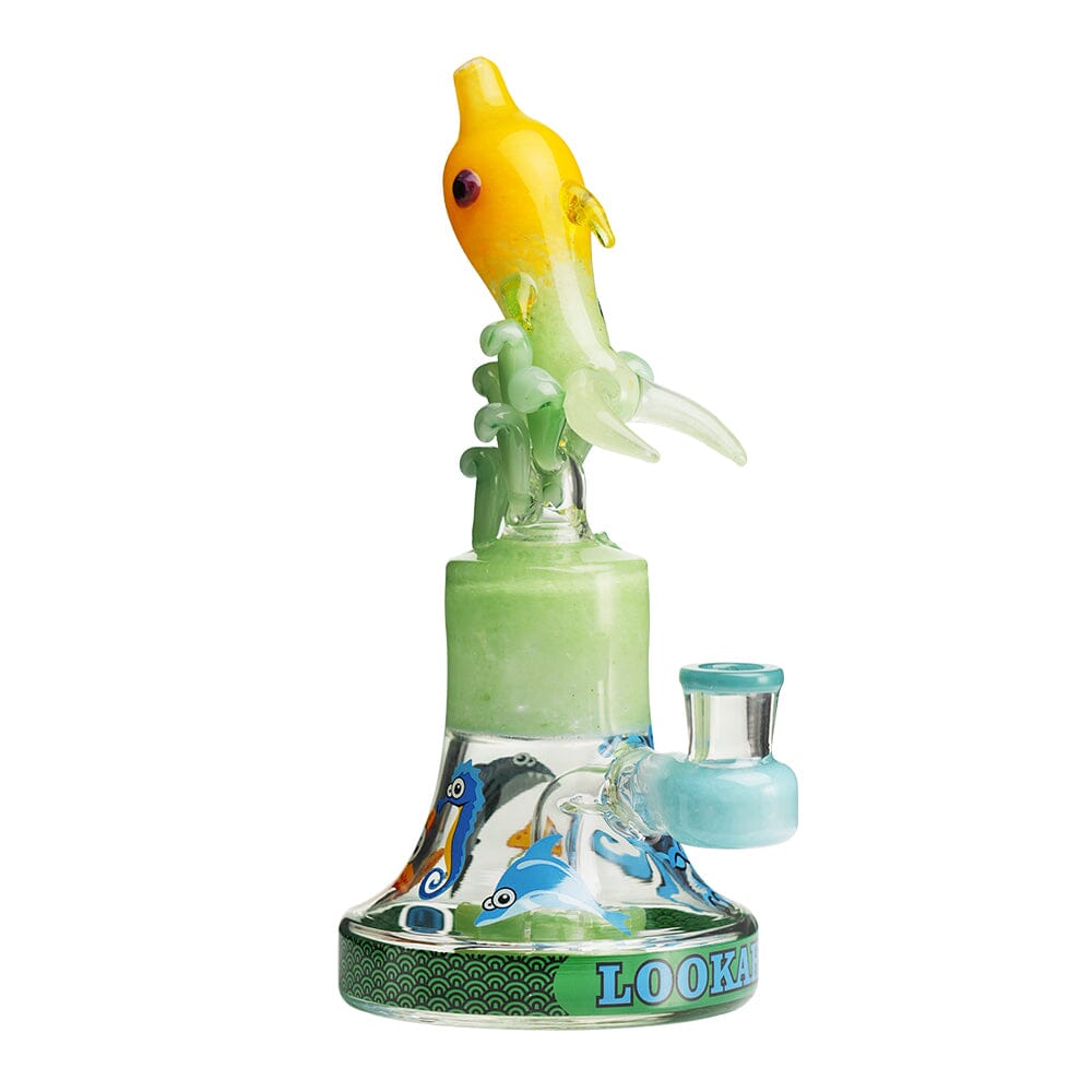 Lookah 9″ Cool Oceans World Artistic Dab Rig (WPC1206) Green