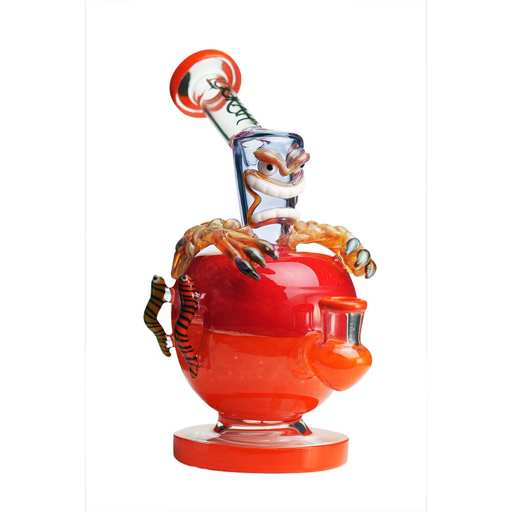 Lookah 9″ Mini Poison Apple Bong (WPC1210) Red