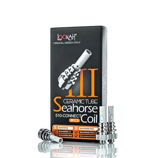 Lookah Seahorse 510 Thread Coils III with packaging