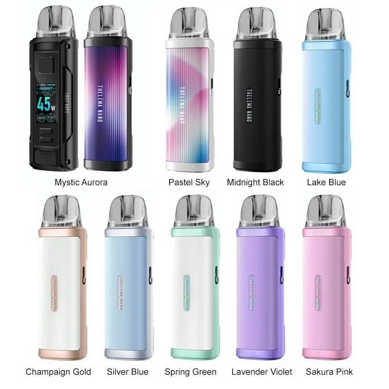 Lost Vape Thelema Nano Pod System Group Photo