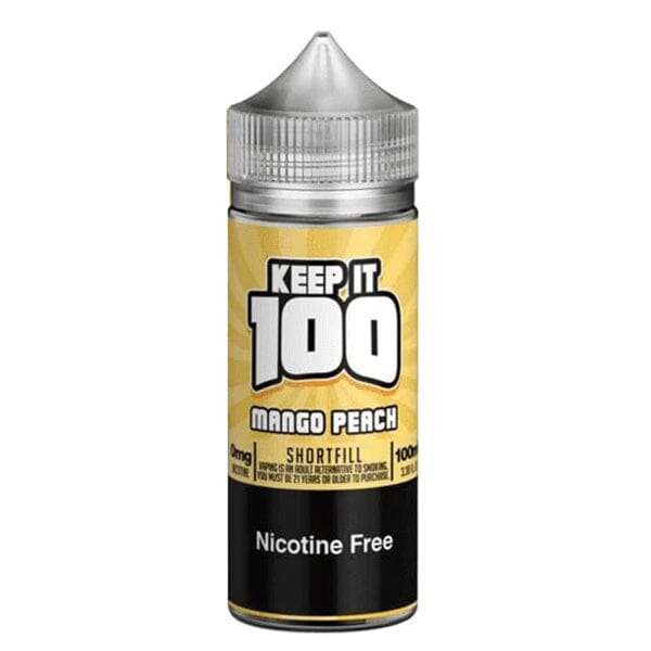 Mango Peach by Keep It 100 Tobacco-Free Nicotine Series 100ml bottle