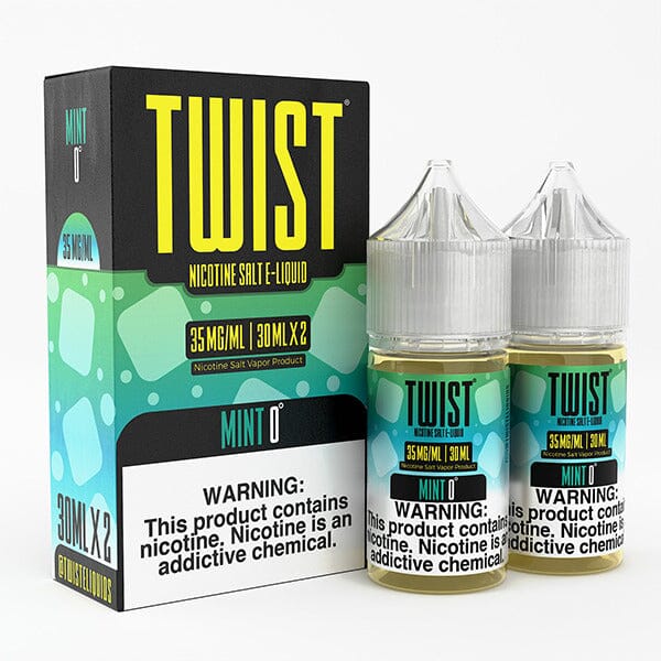 Mint 0° by Twist Salt E-Liquids 60ml with packaging