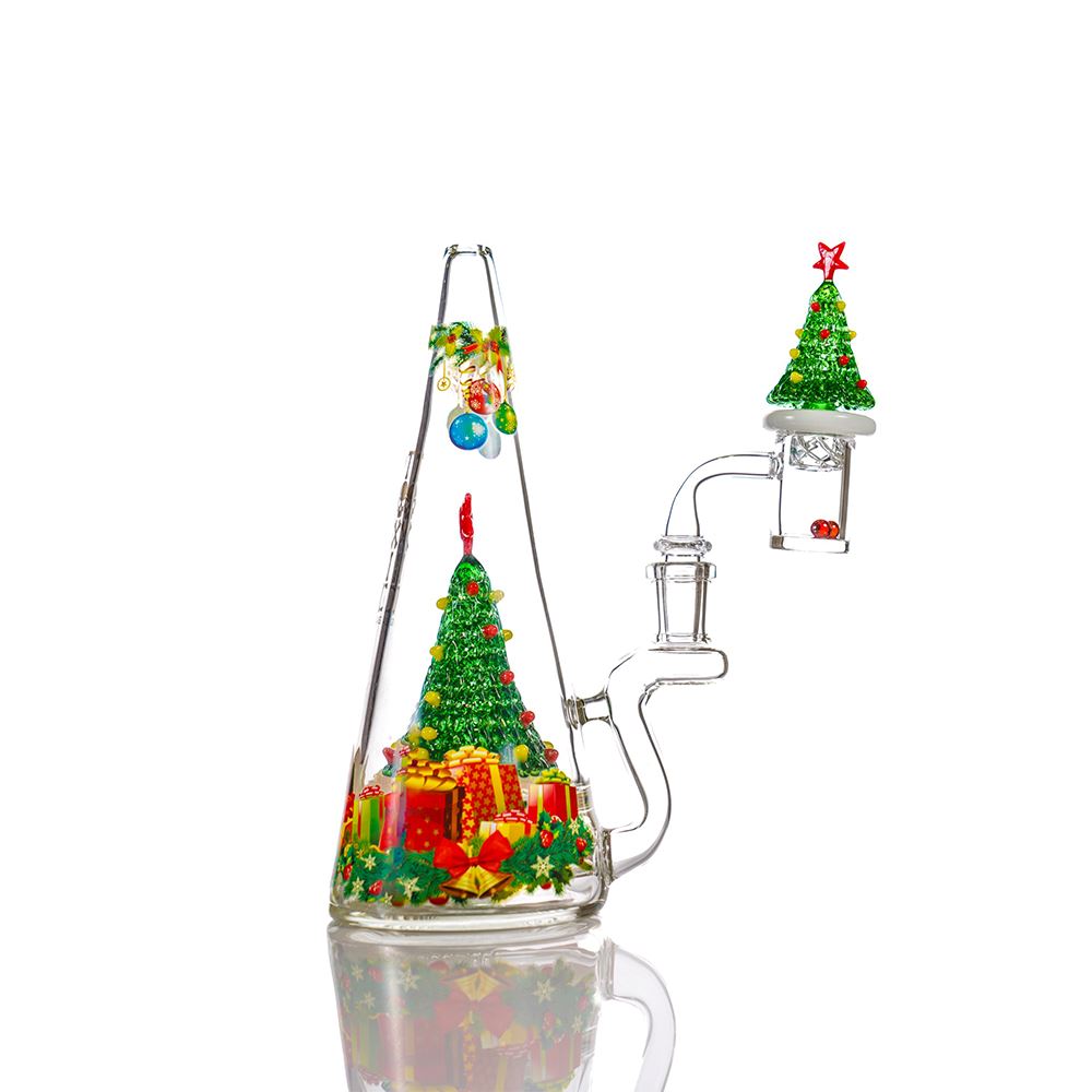 MKGlass TX95 Toxic 8″ Christmas Tree Cone Rig