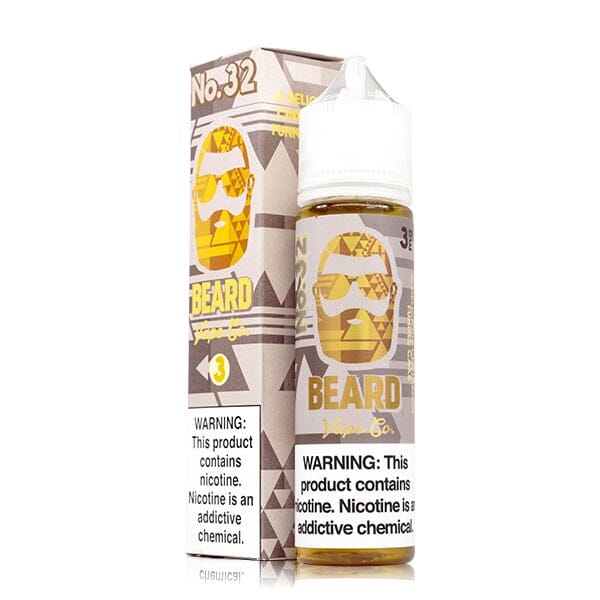 No. 32 Cinnamon Funnel Cake by Beard Vape Co 60mL with packaging