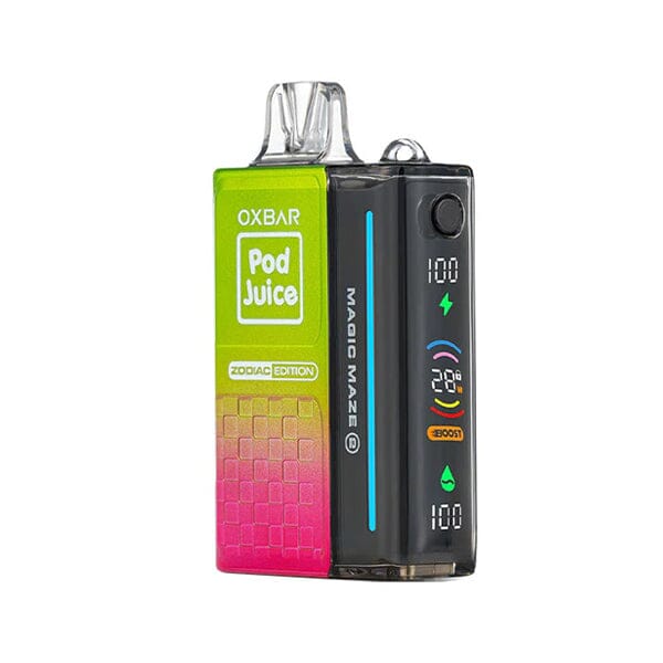 Magic Maze 2.0 ZERO Nicotine Pod Juice 30000 Puffs Disposable E-Cig by Oxbar 0mg 13mL watermelon skitz