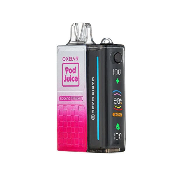 Magic Maze 2.0 ZERO Nicotine Pod Juice 30000 Puffs Disposable E-Cig by Oxbar 0mg 13mL strawberry lolly