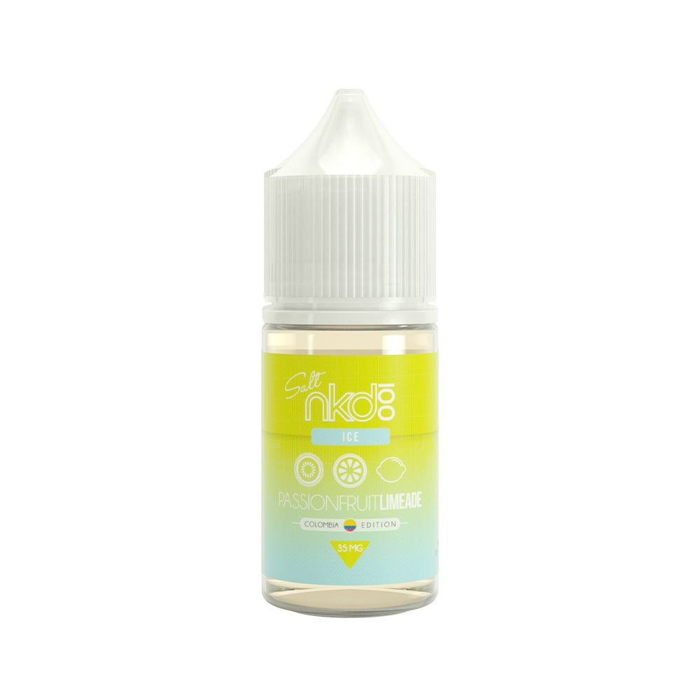 Passion Fruit Limeade Columbia Edition Salt Nic E-Juice by Naked 100 30mL (35mg) Bottle only