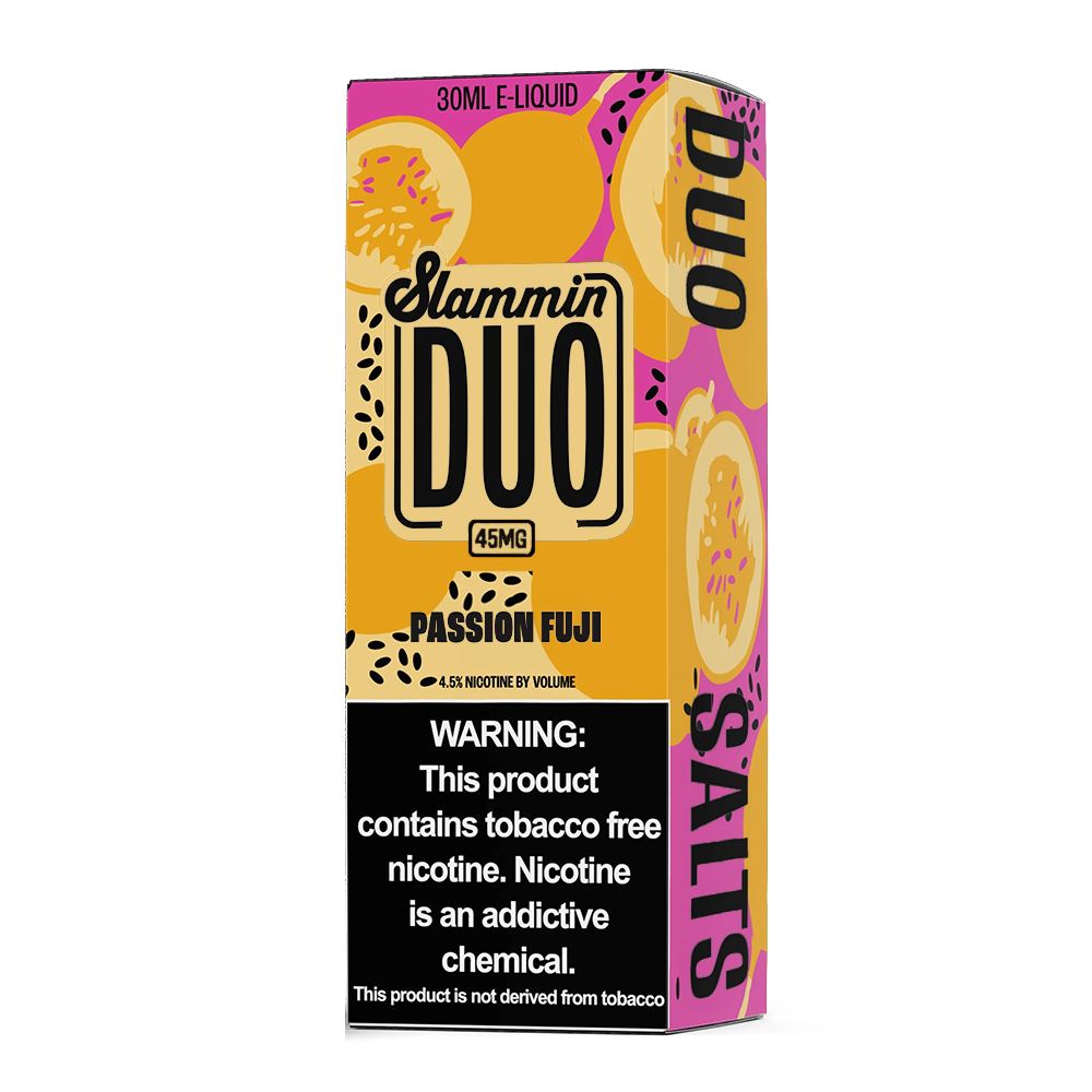 Passionfruit Fuji | Slammin Duo Salts | 30mL | 45mg | Bottle with Packaging