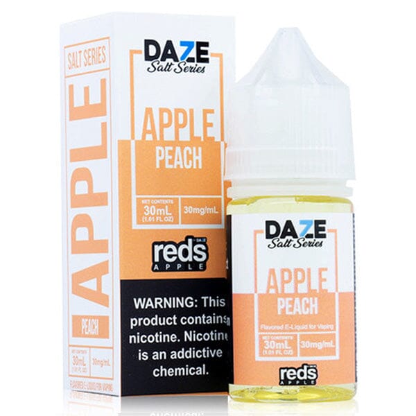 Peach by Reds TFN Salt E- Liquid with packaging