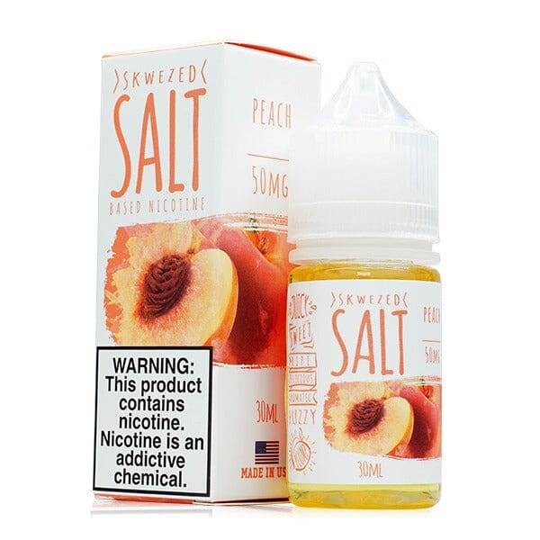 Peach by Skwezed Salt 30ml with packaging