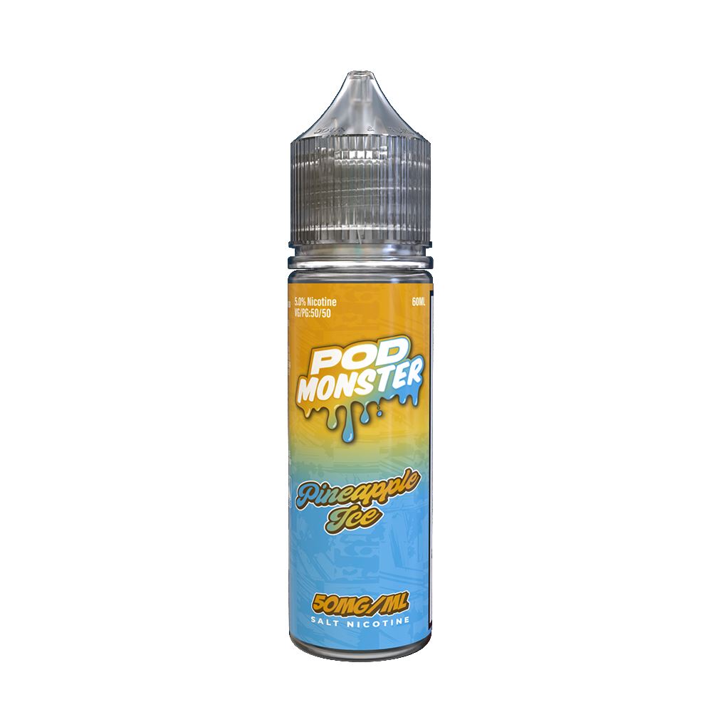 Pineapple Ice | Pod Monster Salts | 60mL | 50mg | Bottle Only 