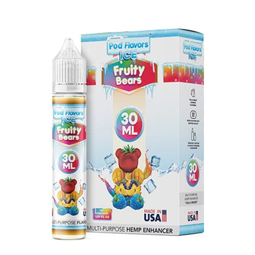 Pod Flavors Multi-Purpose Flavoring | 30mL Fruity Bears Ice with Packaging