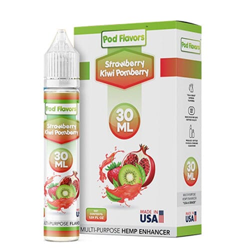 Pod Flavors Multi-Purpose Flavoring | 30mL Strawberry Kiwi Pomberry with Packaging