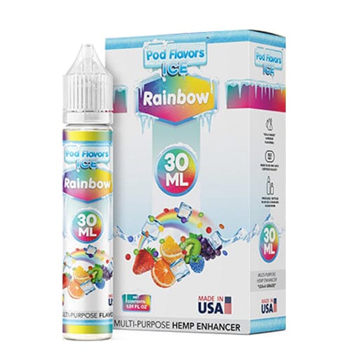 Pod Flavors Multi-Purpose Flavoring | 30mL Rainbow Ice with Packaging