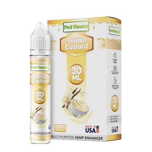 Pod Flavors Multi-Purpose Flavoring | 30mL Golden Custard with Packaging