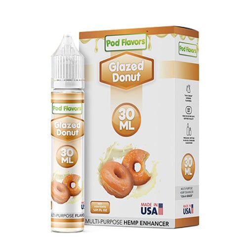 Pod Flavors Multi-Purpose Flavoring | 30mL Glazed Donut with Packaging