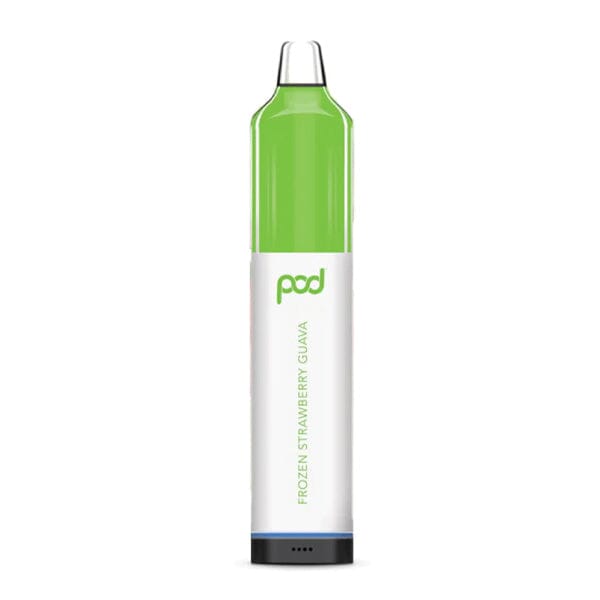 Pod Mesh 5500 Disposable | 5500 Puffs | 12mL - Frozen Strawberry Guava