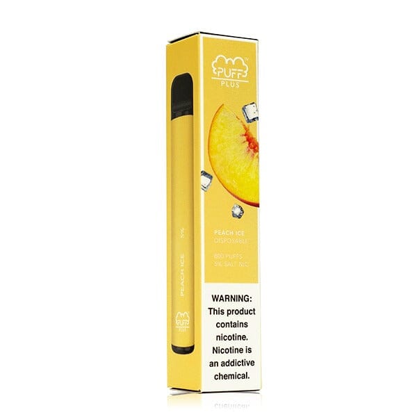 Puff PLUS Disposable E-Cig (Individual) peach ice packaging