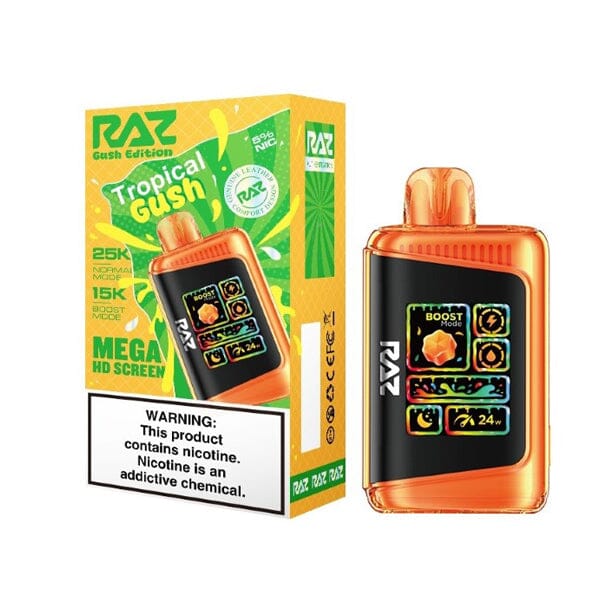 RAZ LTX 25K Disposable Gush Edt Tropical Gush with Packaging