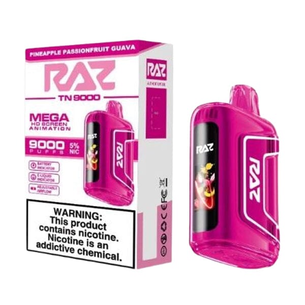 RAZ TN9000 Disposable 9000 Puffs 12mL 50mg pineapple passion guava