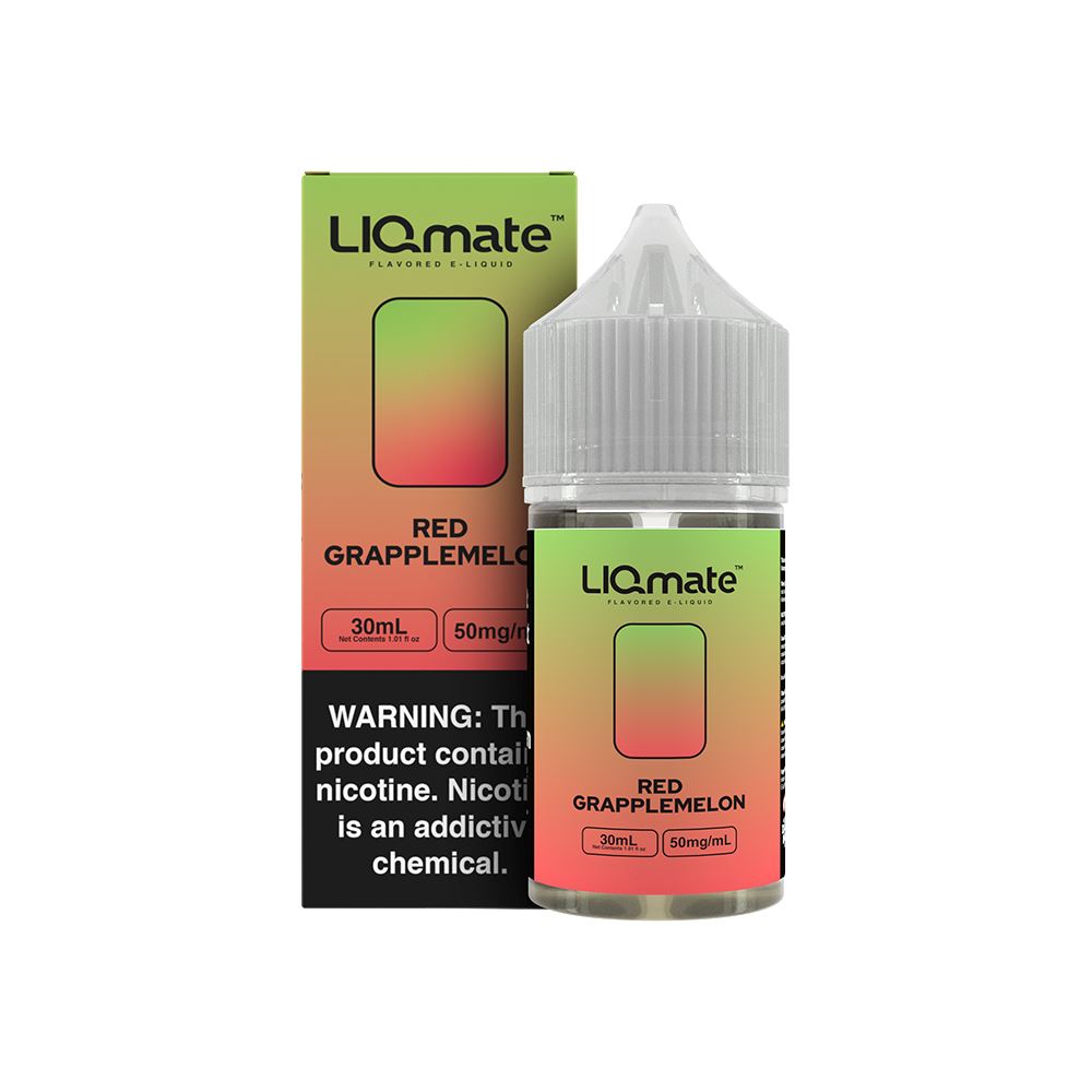 Red Grapplemelon Liqmate Series Salt Nic E-Juice by 7Daze 30mL 50mg with packaging