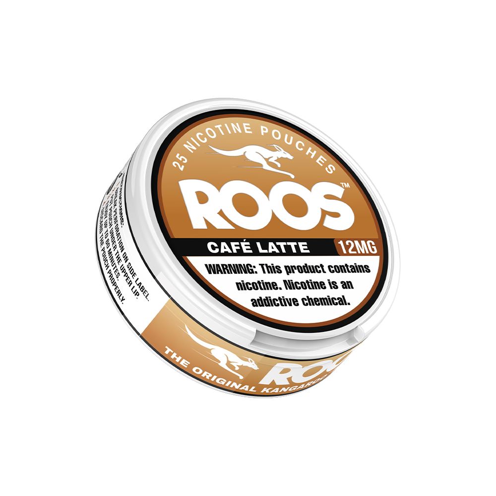 Roos Nicotine Pouches (25ct Can)(5-Can Pack) - Caffe Latte 12mg