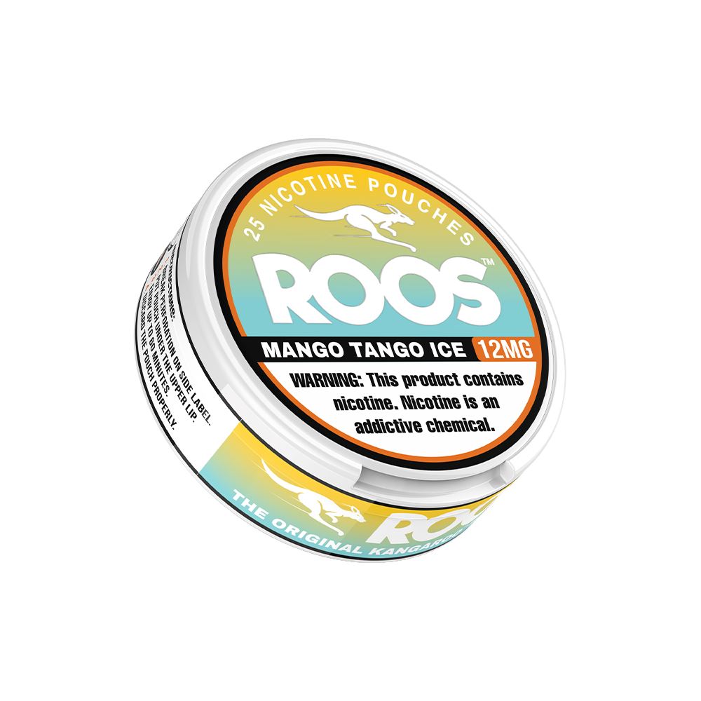 Roos Nicotine Pouches (25ct Can)(5-Can Pack) - Mango Tango 12mg