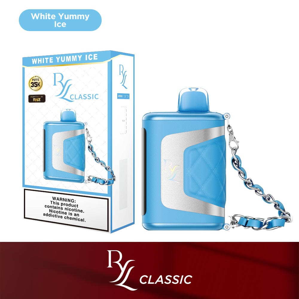 RYL Classic 35k Disposable - White Yummy Ice with packaging