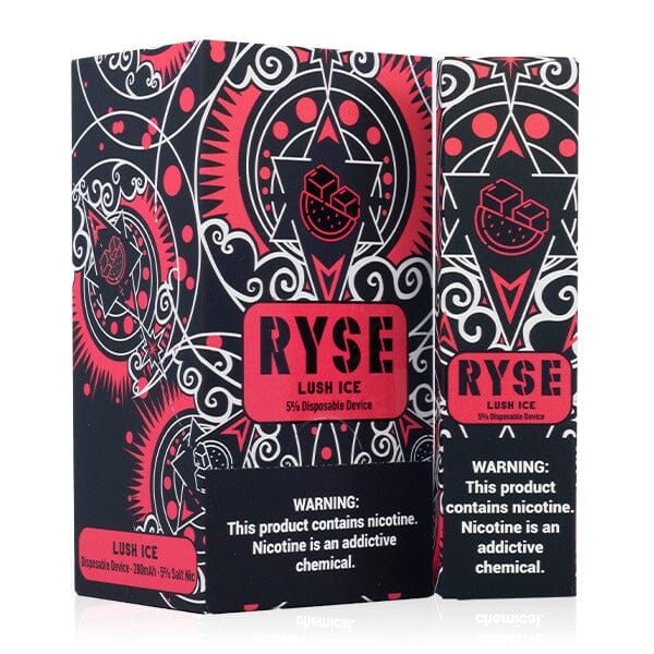 Ryse Disposable | 400 Puffs | 1.3mL Lush ice with packaging