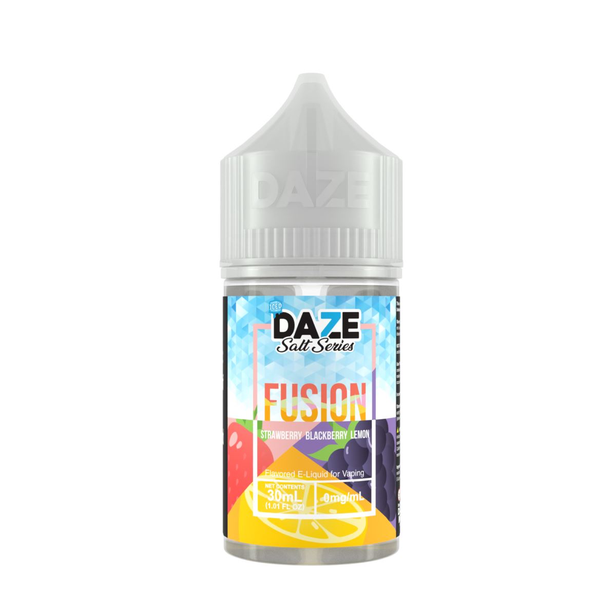 Strawberry Blackberry Lemon Iced by 7Daze Fusion Salt 30mL Bottle