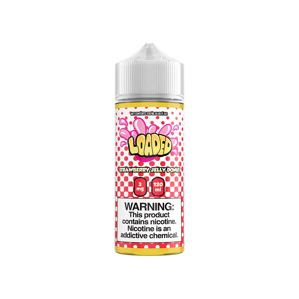 Strawberry Jelly Donut by Loaded EJuice 120ml bottle