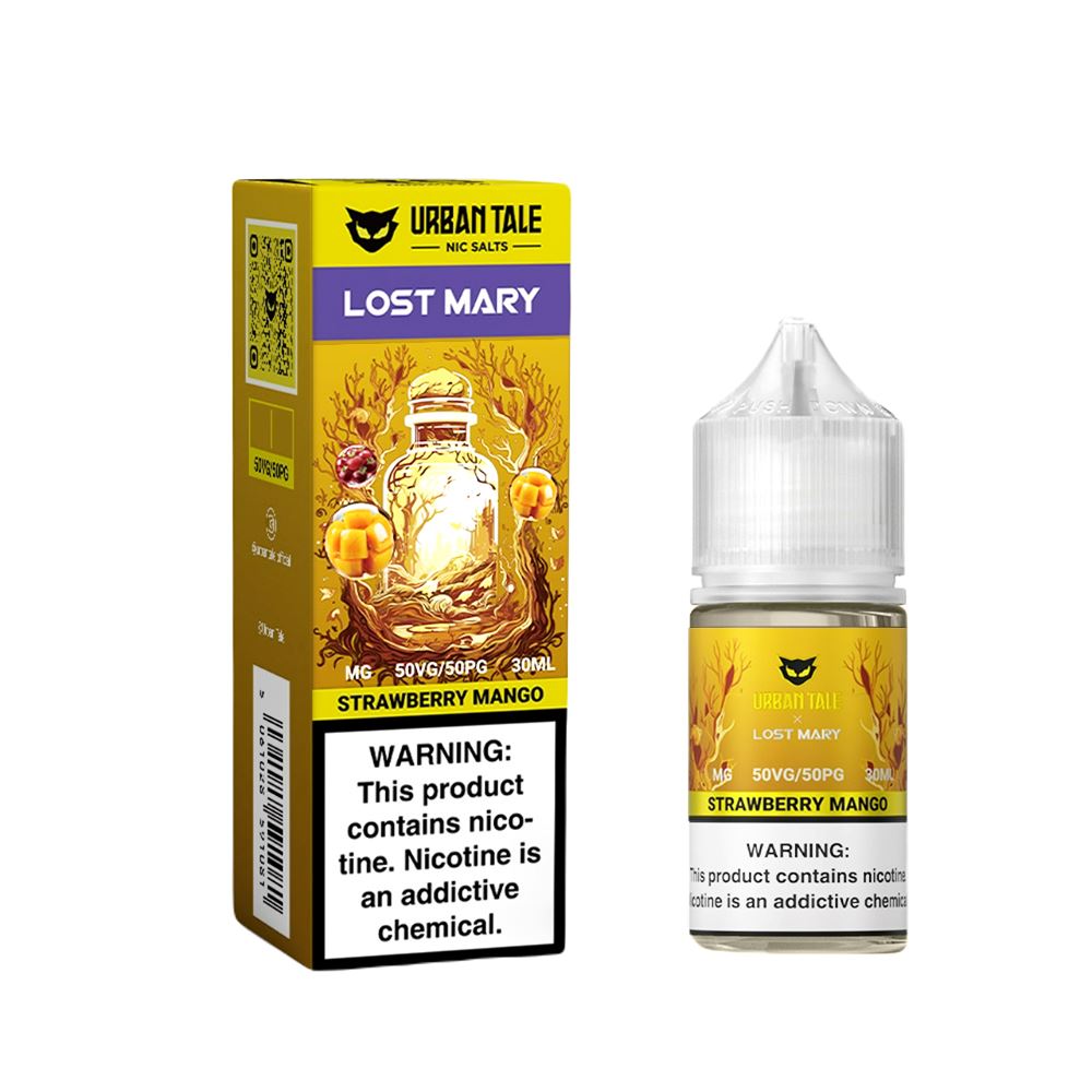 Strawberry Mango | Urban Tale Lost Mary Salts | 30mL | Bottle with Packaging