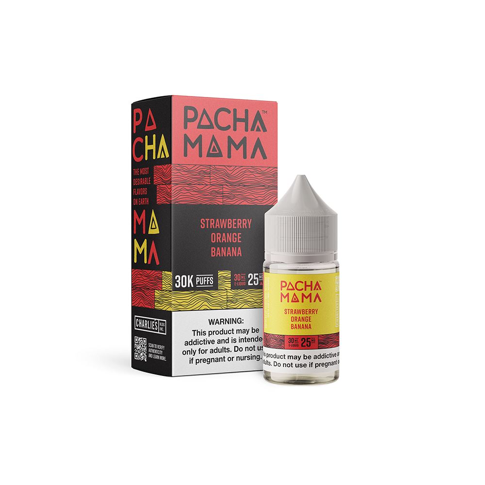 Strawberry Orange Banana | Pachamama Plus Metatine Salts | 30mL | Bottle with Packaging