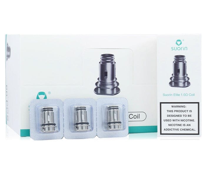 Suorin Elite Coils (3-Pack) 1.0 ohm with packaging