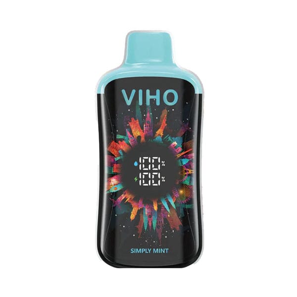 Super Charge PRO 20000 Puff Disposable E-Cig by Viho 50mg 21mL simply mint