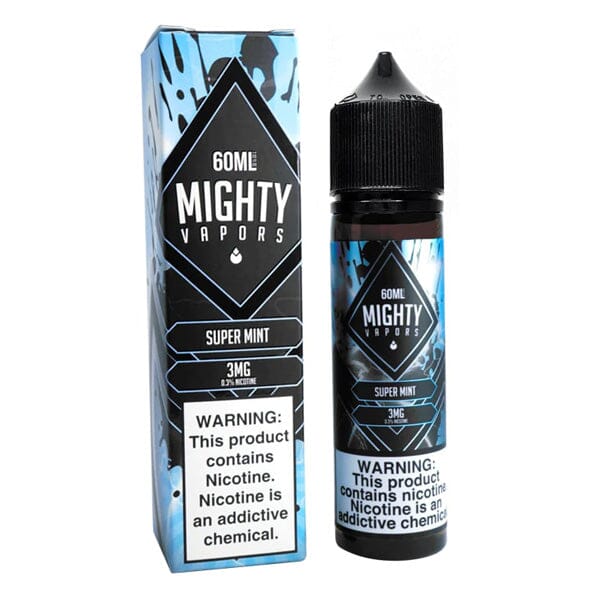 Super Mint by Mighty Vapors 60ml with packaging