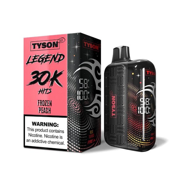 Tyson 2.0 Legend Disposable frozen peach with packaging