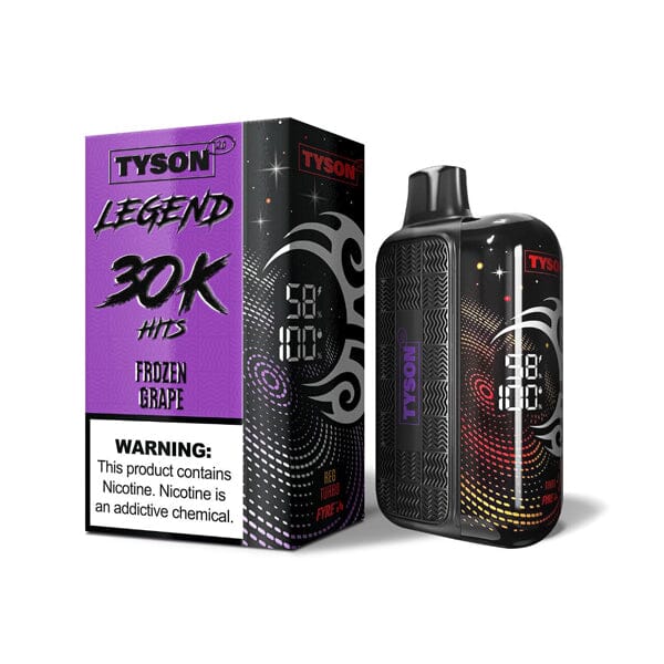 Tyson 2.0 Legend Disposable frozen grape with packaging