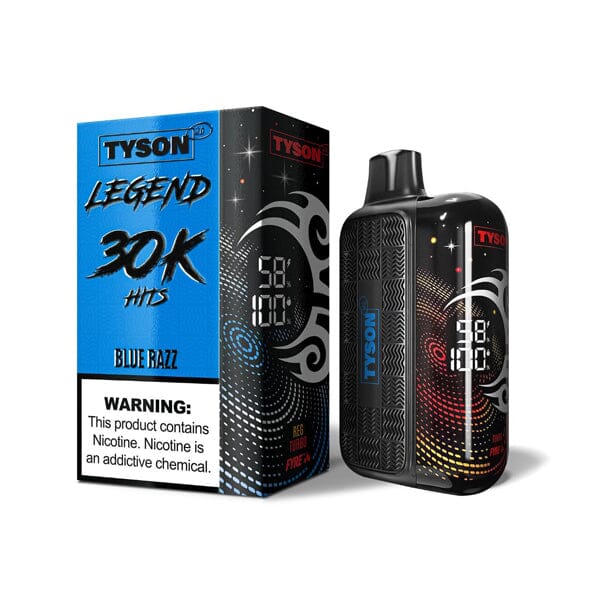 Tyson 2.0 Legend Disposable blue razz with packaging