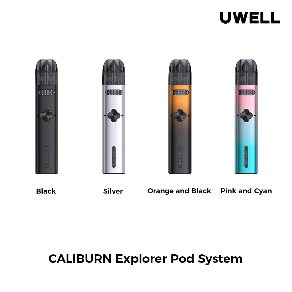 Uwell Caliburn Explorer Kit (Pod System) Group Photo