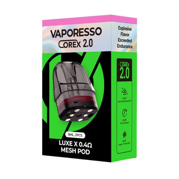 Vaporesso LUXE X Replacement Pod 0.4ohm packaging