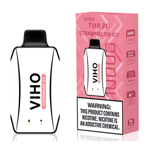 Viho Turbo Disposable strawmelon icy with packaging