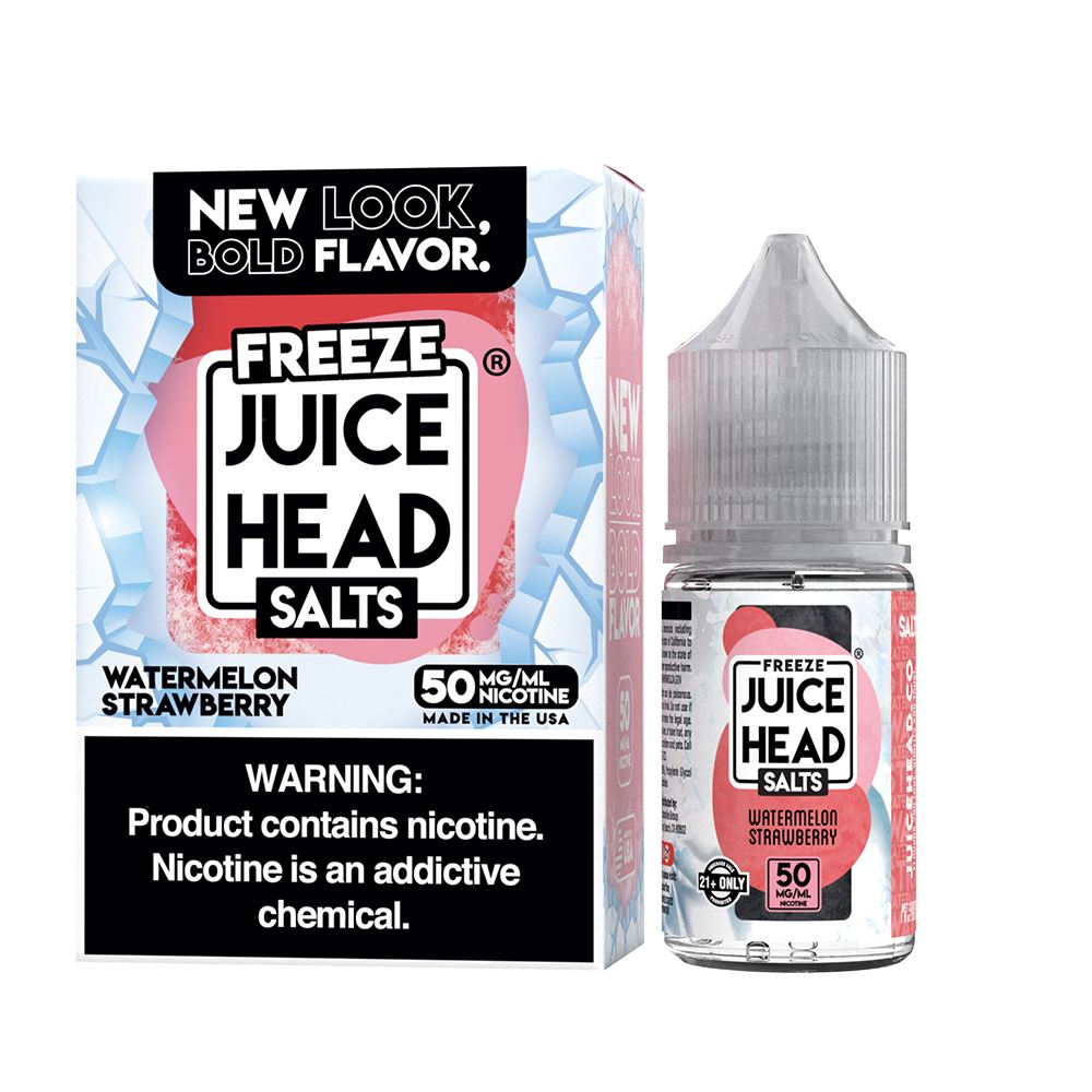 Watermelon Strawberry Freeze Salt | Juice Head | 30mL 50mg with Packaging