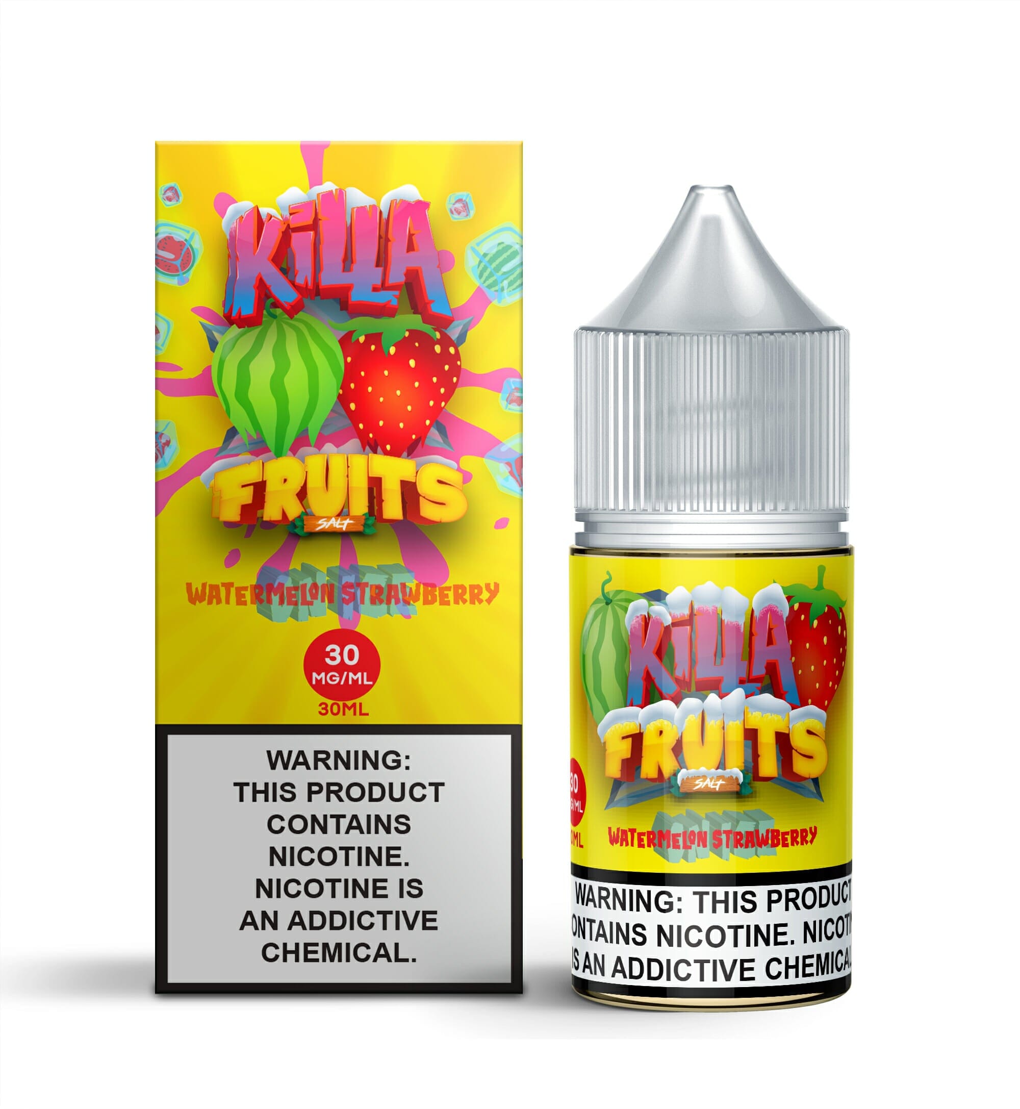 Watermelon Strawberry Ice by Killa Fruits Salts Series 30mL with Packaging