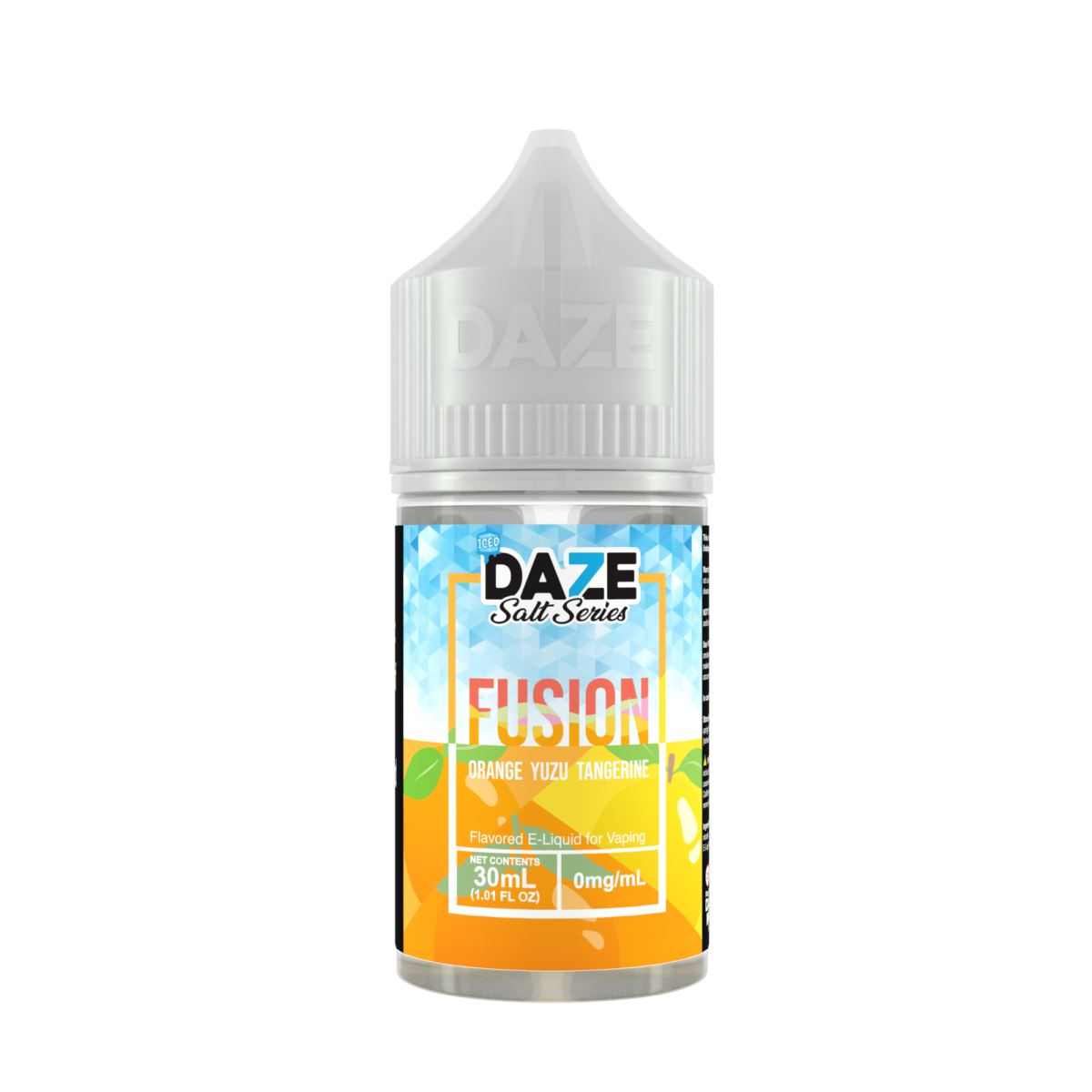 Yuzu Tangerine Iced by 7Daze Fusion Salt 30mL Bottle